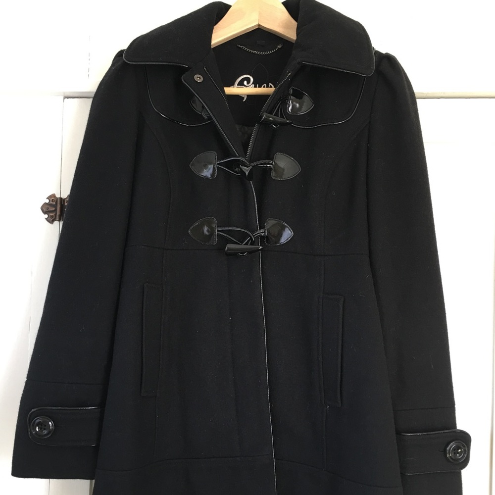 Black Guess peacoat